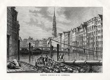 Church of St Catherine, Hamburg Germany, 1879