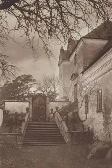 Church of St Charles Borromeo - fragment of the northern façade, Kielce, between 1920-1930. Creator: Unknown