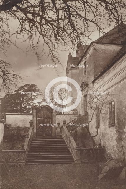 Church of St Charles Borromeo - fragment of the northern façade, Kielce, between 1920-1930. Creator: Unknown.