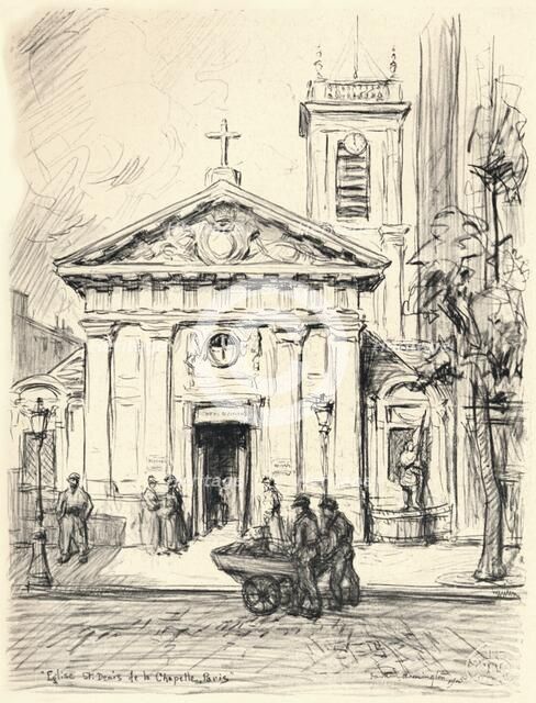'Church of St Denis de la Chapelle', 1915. Artist: Frank Milton Armington.