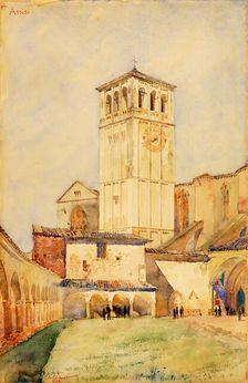 Church of St. Francis, Assisi, 1898. Creator: Cass Gilbert