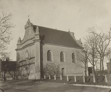 Church of St George - view from the south-west, Gniezno, between 1910-1914. Creator: Pelagia Gdeczyk