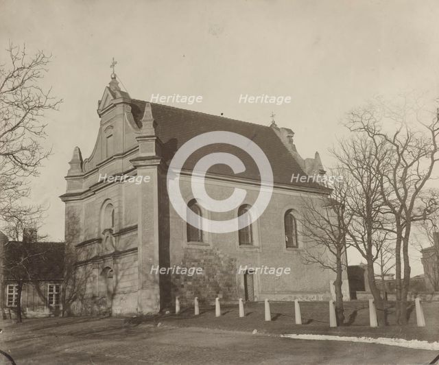 Church of St George - view from the south-west, Gniezno, between 1910-1914. Creator: Pelagia Gdeczyk.