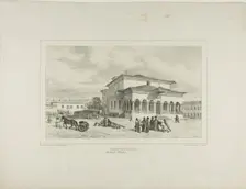 Church of St. George, Bucharest, Wallachia, July 13, 1837, 1839. Creator: Auguste Raffet