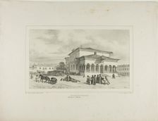 Church of St. George, Bucharest, Wallachia, July 13, 1837, 1839. Creator: Auguste Raffet