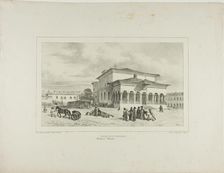 Church of St. George, Bucharest, Wallachia, July 13, 1837, 1839. Creator: Auguste Raffet