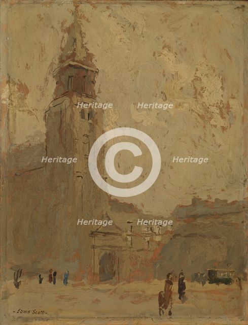 Church of St. Germain des Pres, n.d. Creator: Frank Edwin Scott.
