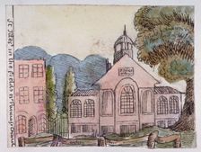 Church of St Giles in the Fields, St Pancras, London, 1814. Artist: Robert Banks