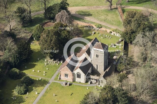Church of St Giles, Stoke Poges, Buckinghamshire, 2018. Creator: Historic England Staff Photographer.