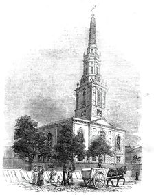 Church of St Giles's in the Fields, 1844. Creator: Unknown