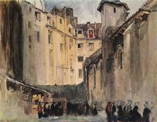 Church of St Julien-le-Pauvre 1915. Artist: Frank Brangwyn