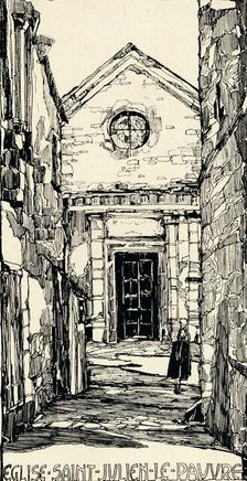 Church of St Julien-le-Pauvre 1915. Artist: Jessie Marion King