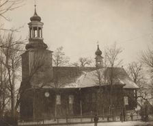 Church of St James the Apostle - view from the south, Czermin, between 1910-1914. Creator: Pelagia Gdeczyk