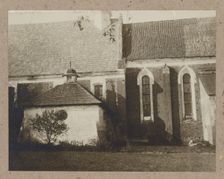 Church of St John the Baptist - fragment of the southern façade, Zawichost, 1915. Creator: Unknown