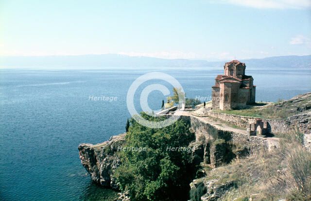 Church of St John the Divine, Kaneo, Lake Ohrid, Macedonia