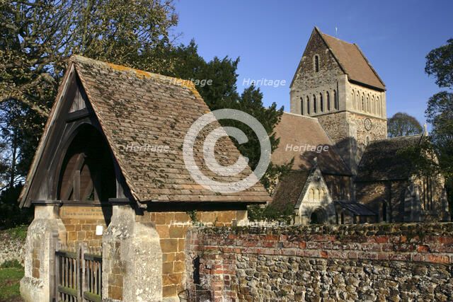 Church of St Lawrence, Castle Rising, King's Lynn, Norfolk, 2005 