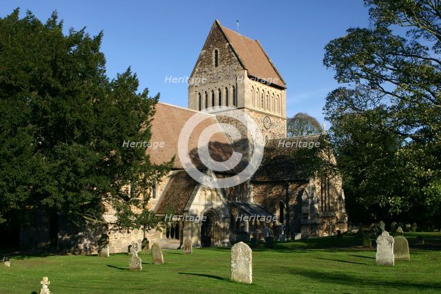 Church of St Lawrence, Castle Rising, King's Lynn, Norfolk, 2005.  Creator: Peter Thompson.