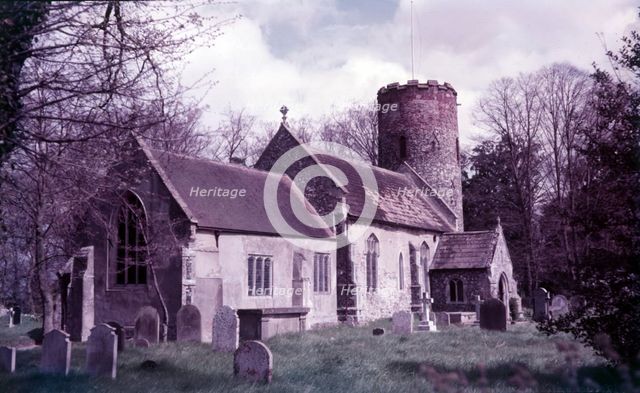 Church of St. Peter and St. Paul, Burgh Castle, near Great Yarmouth, Norfolk, c1955.  Creator: Arthur Charles Kirby Ware.