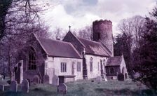Church of St. Peter and St. Paul, Burgh Castle, near Great Yarmouth, Norfolk, c1955. Creator: Arthur Charles Kirby Ware