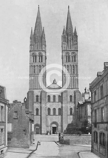 'Church of St. Stephen (Abbaye Aux Hommes), Caen.', 1902. Artist: Neurdein.