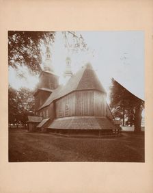 Church of St Sebastian - general view from the south-east, Niedzwiedz, between 1905-1915. Creator: Unknown