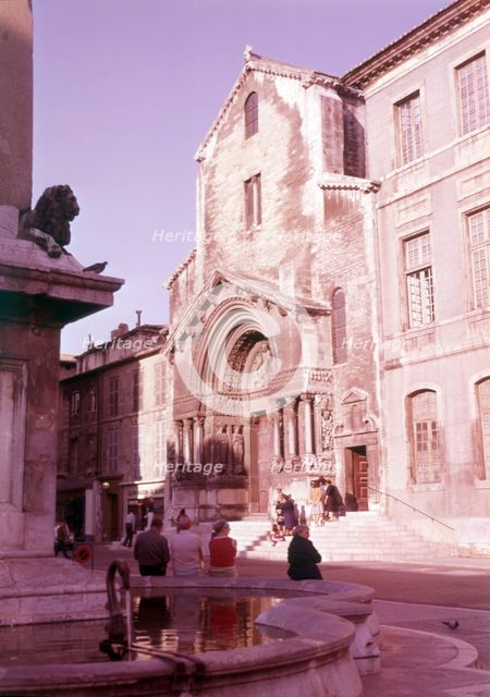 Church of St Trophime, Arles, France, c1955.  Creator: Arthur Charles Kirby Ware.