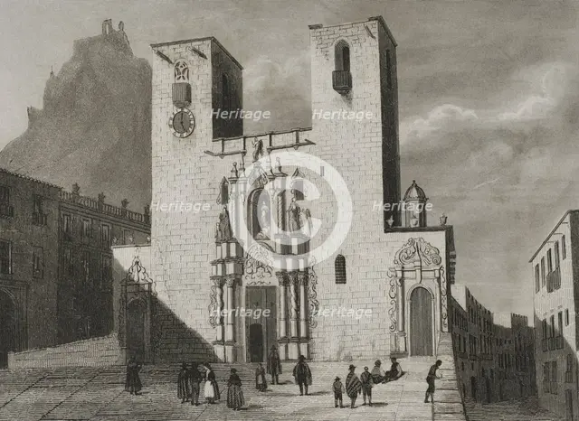 Church of Saint Mary, Alicante, Spain, 1853.  Creator: Antonio Roca Sallent.