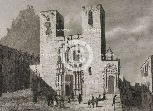 Church of Saint Mary, Alicante, Spain, 1853.  Creator: Antonio Roca Sallent.
