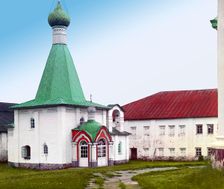 Church of Saint Euthymius in Kirillo-Belozerskii Monastery [Russian Empire], 1909. Creator: Sergey Mikhaylovich Prokudin-Gorsky