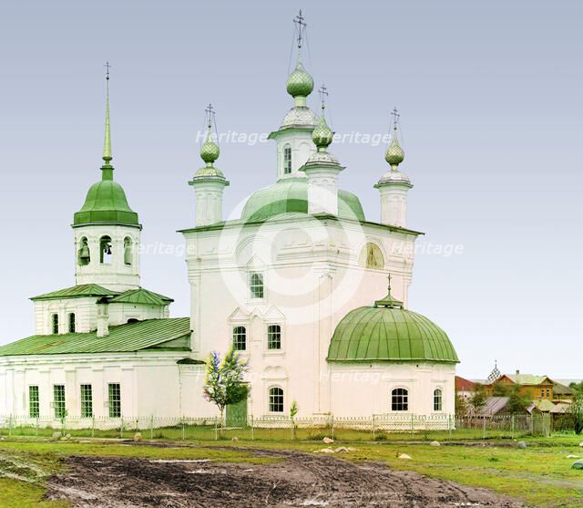 Church of Saints Peter and Paul [Belozersk, Russian Empire], 1909. Creator: Sergey Mikhaylovich Prokudin-Gorsky.