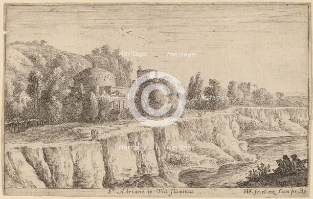 Church of San Adrian on the Via Flaminia. Creator: Herman van Swanevelt.