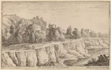 Church of San Adrian on the Via Flaminia. Creator: Herman van Swanevelt