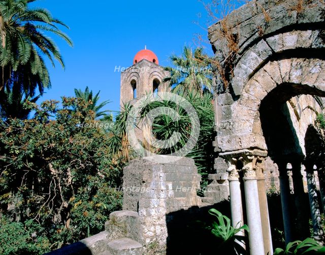 Church of San Giovanni degli Eremiti, Palermo, Sicily, Italy. Creator: Peter Thompson.