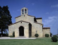 Church of San Julián or Santullano de los Prados, founded by Alphonse II