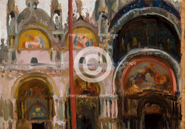 Church of San Marco in Venice, 1904. Creator: Jan Stanislawski.