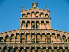 Church of San Michele, Lucca, Tuscany. Creator: Peter Thompson