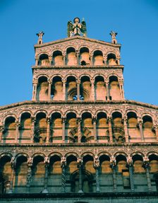 Church of San Michele, Lucca, Tuscany. Creator: Peter Thompson