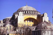 Church of Sancta Sophia built AD 532-537 by Justinian, Istanbul, Turkey, 20th century. Artist: CM Dixon