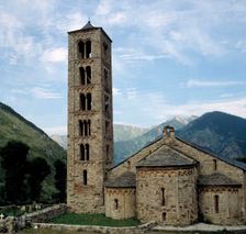 Church of Sant Climent de Taull, tower and apse
