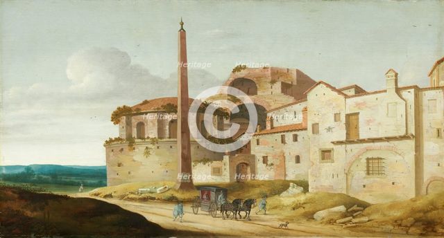 Church of Santa Maria della Febbre, Rome, 1629. Creator: Pieter Jansz Saenredam.
