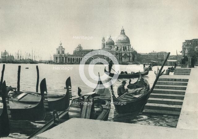Church of Santa Maria della Salute and the Dogana, Venice, Italy, 1927.  Artist: Eugen Poppel.