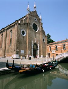 Church of Santa Maria Gloriosa Dei Frari, Venice, Italy. Creator: Peter Thompson