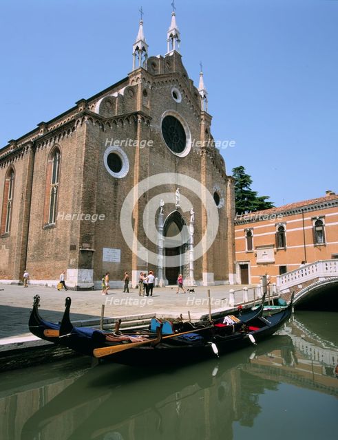 Church of Santa Maria Gloriosa Dei Frari, Venice, Italy. Creator: Peter Thompson.