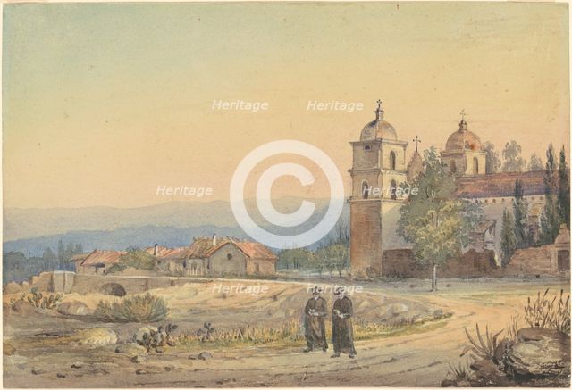 Church of Santa Barbara, late 19th century. Creator: Unknown.