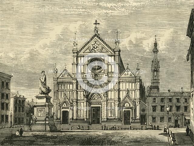 'Church of Santa Croce, Florence', 1890.   Creator: Unknown.