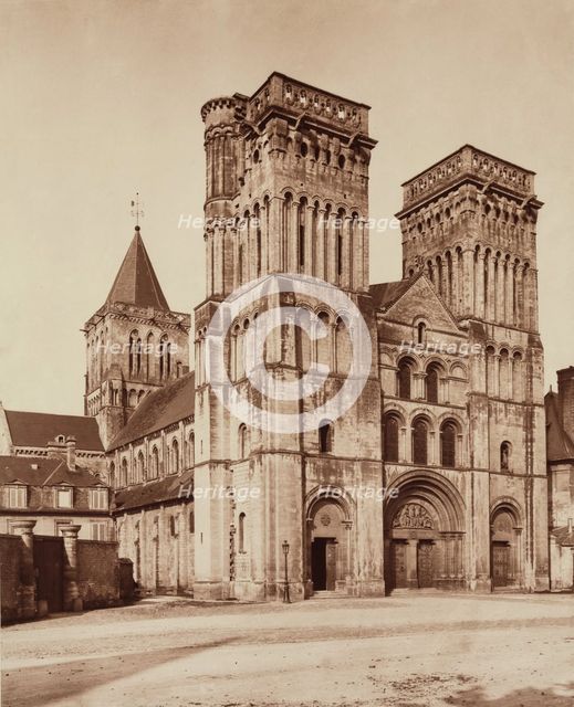 Church of the Trinity, Caen, France, between 1867 and 1870. Creator: Adolphe Braun.