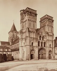 Church of the Trinity, Caen, France, between 1867 and 1870. Creator: Adolphe Braun