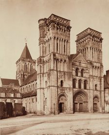 Church of the Trinity, Caen, France, between 1867 and 1870. Creator: Adolphe Braun
