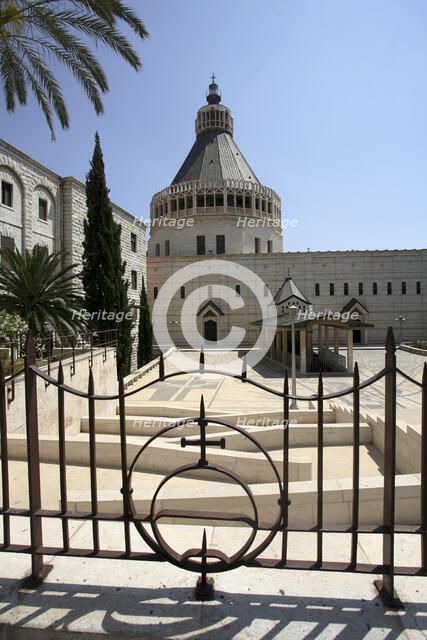 Church of the Annunciation, Nazareth, Israel. Artist: Samuel Magal