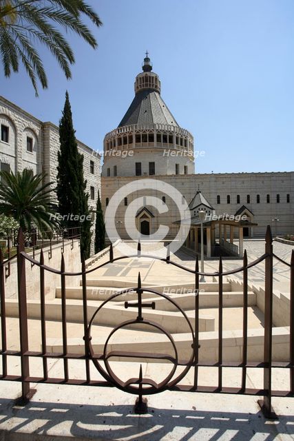 Church of the Annunciation, Nazareth, Israel. Creator: Samuel Magal.